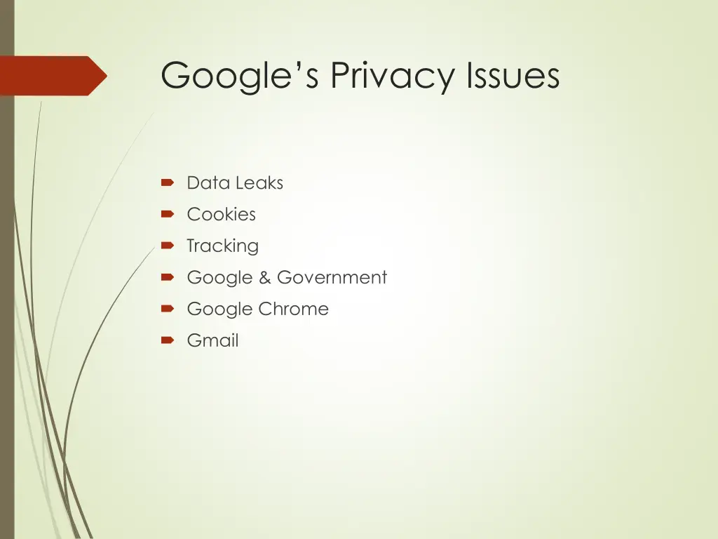 google s privacy issues