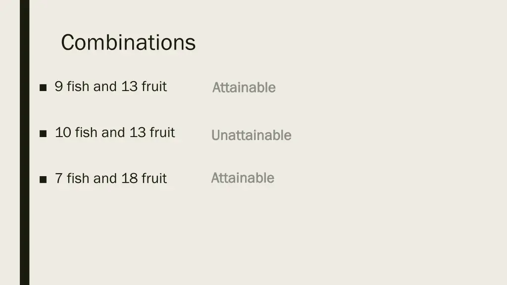 combinations