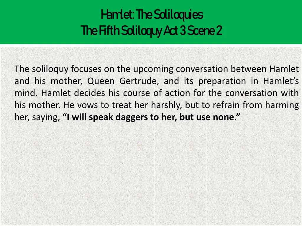 h am let the soliloquies the fifth soliloquy 3