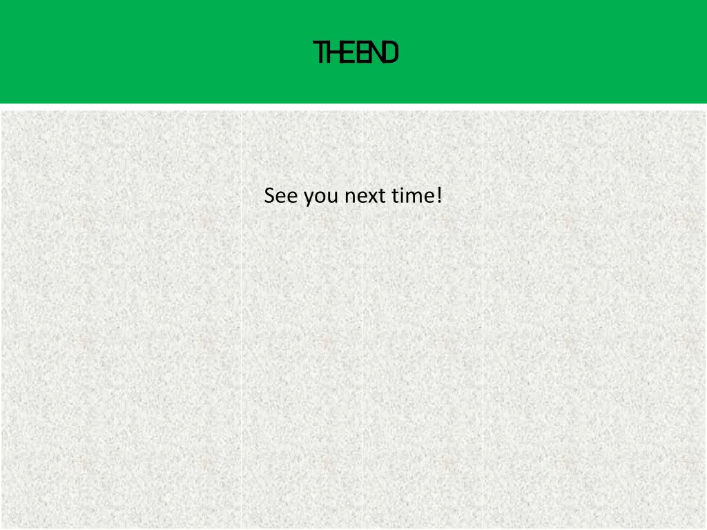 th e e n d