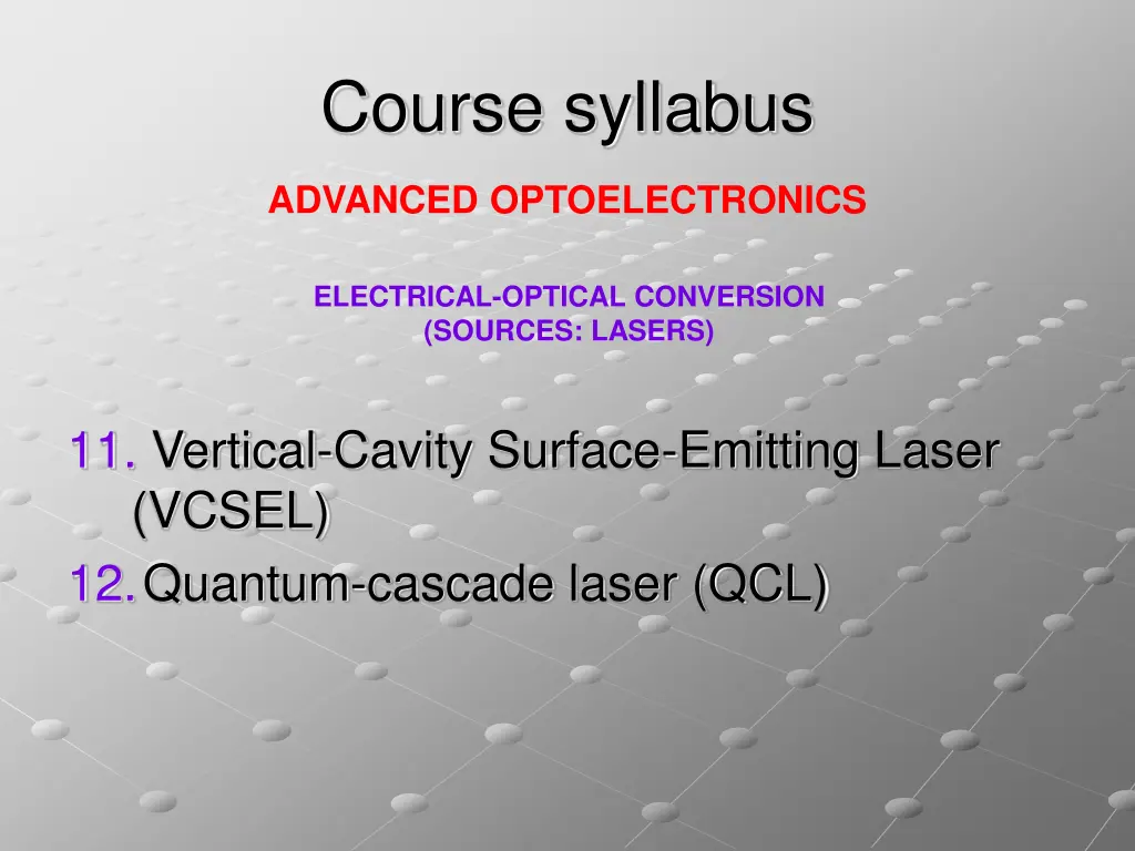 course syllabus 3