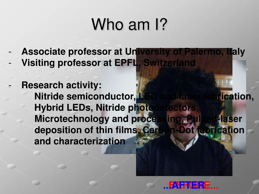who am i