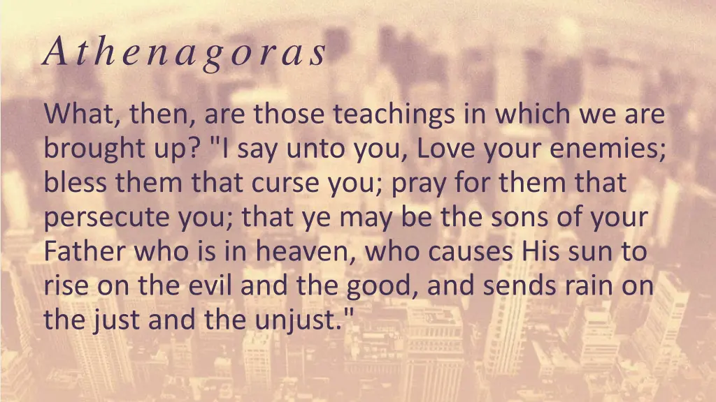 athenagoras