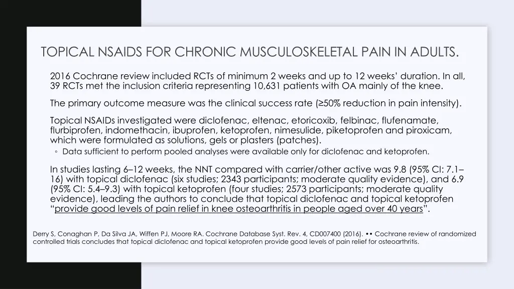topical nsaids for chronic musculoskeletal pain