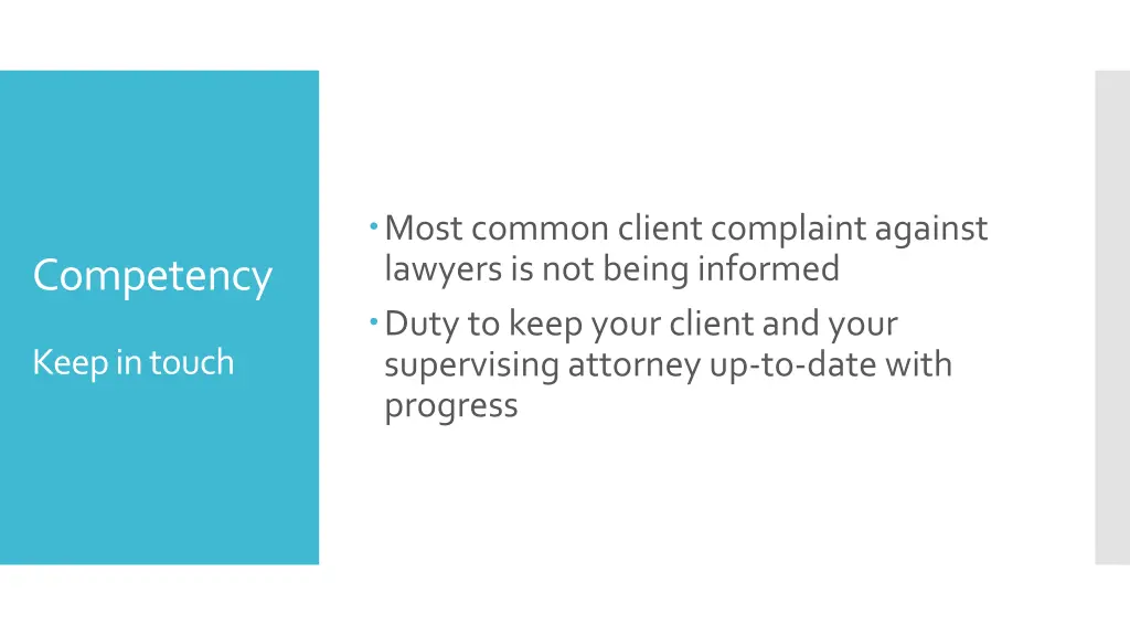 most common client complaint against lawyers