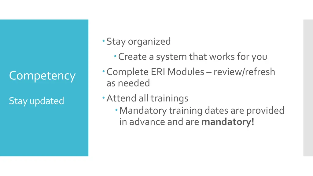 stay organized create a system that works