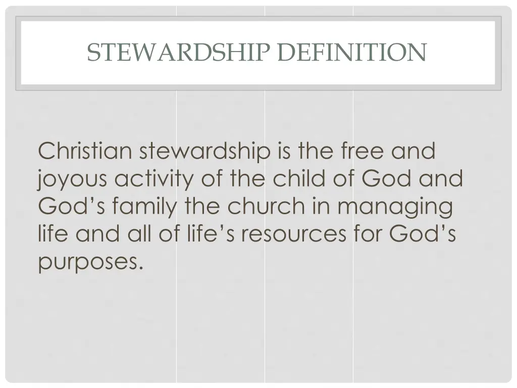stewardship definition