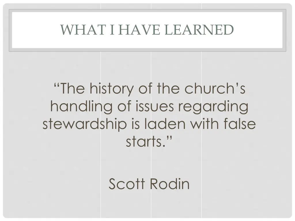 what i have learned 4