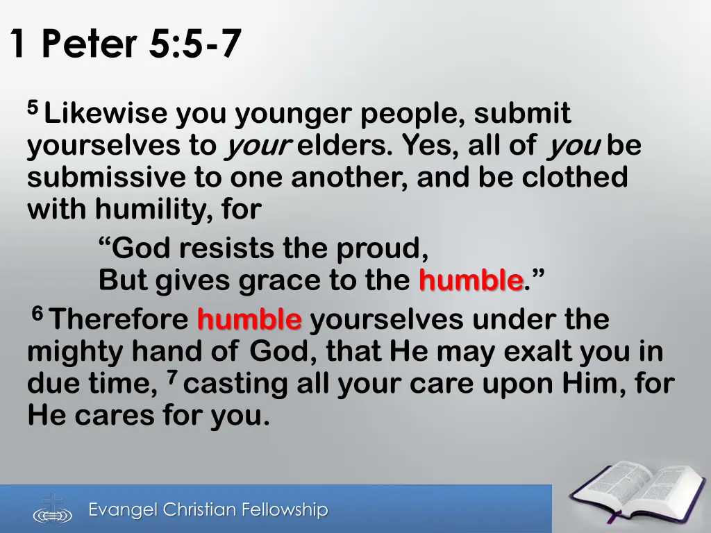 1 peter 5 5 7