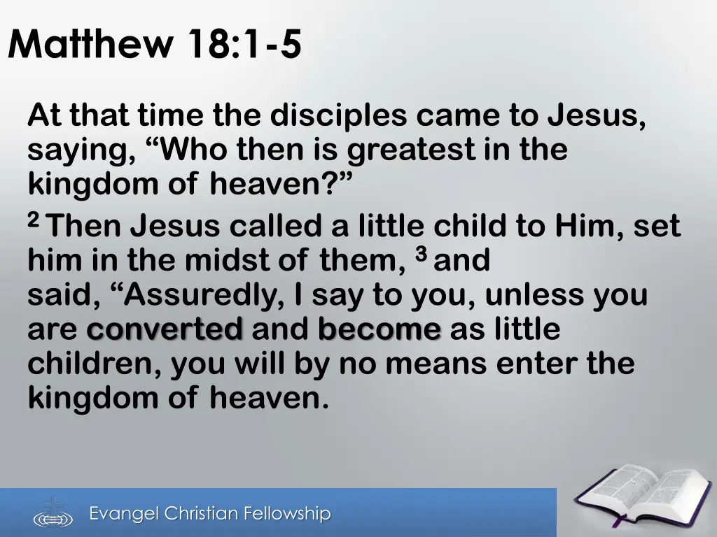 matthew 18 1 5