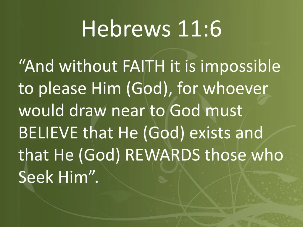 hebrews 11 6