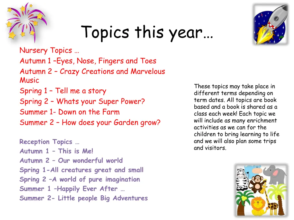 topics this year