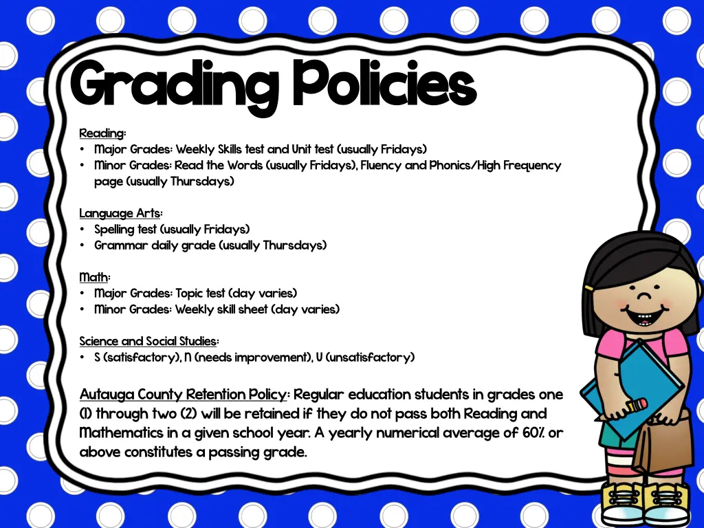 grading policies grading policies