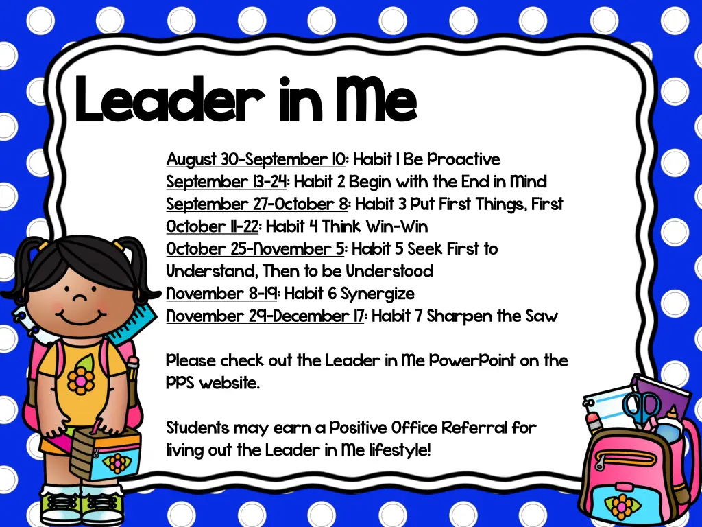 leader in me leader in me