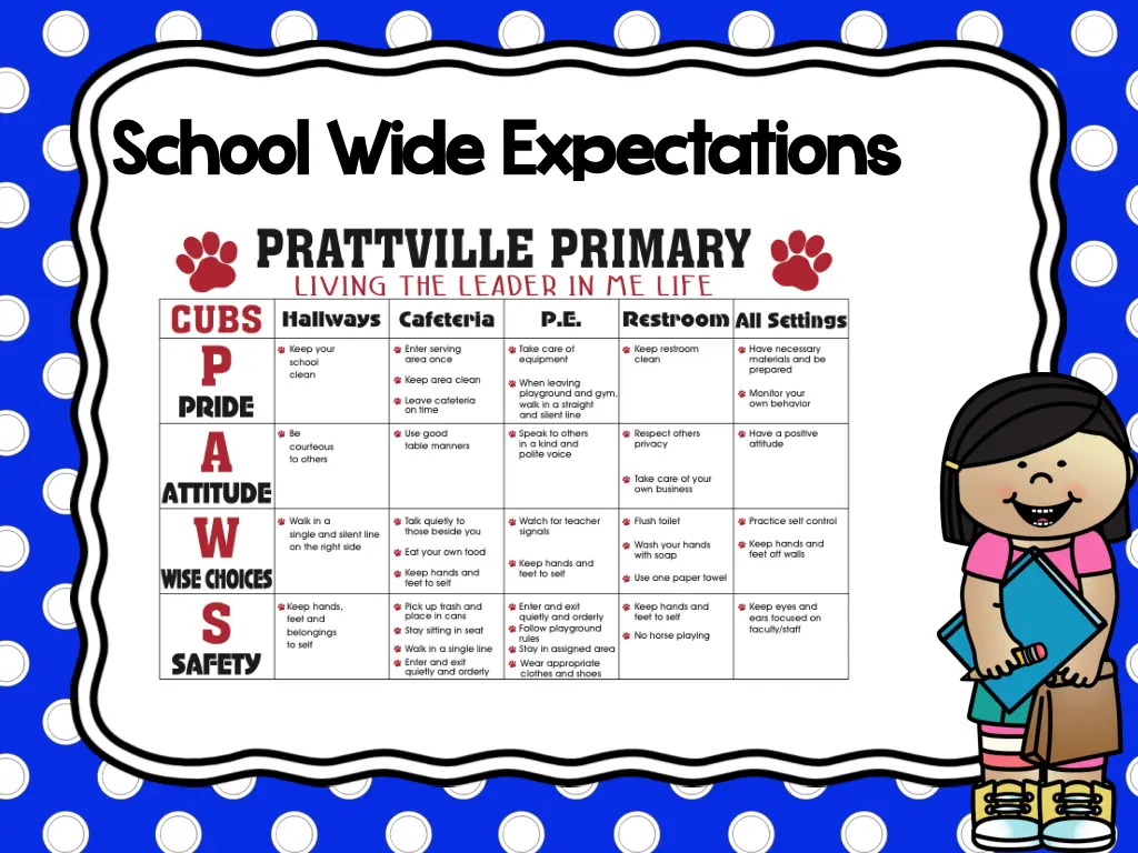 school wide expectations school wide expectations