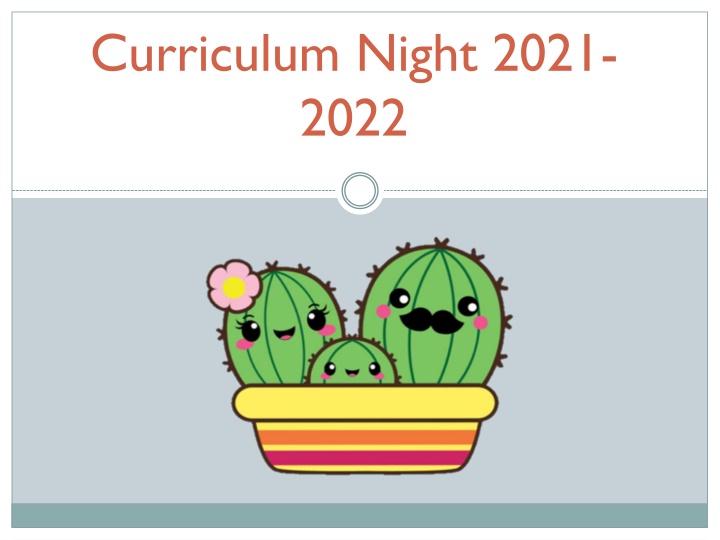 curriculum night 2021 2022