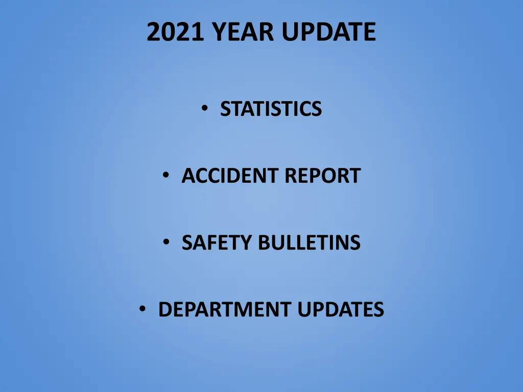 2021 year update