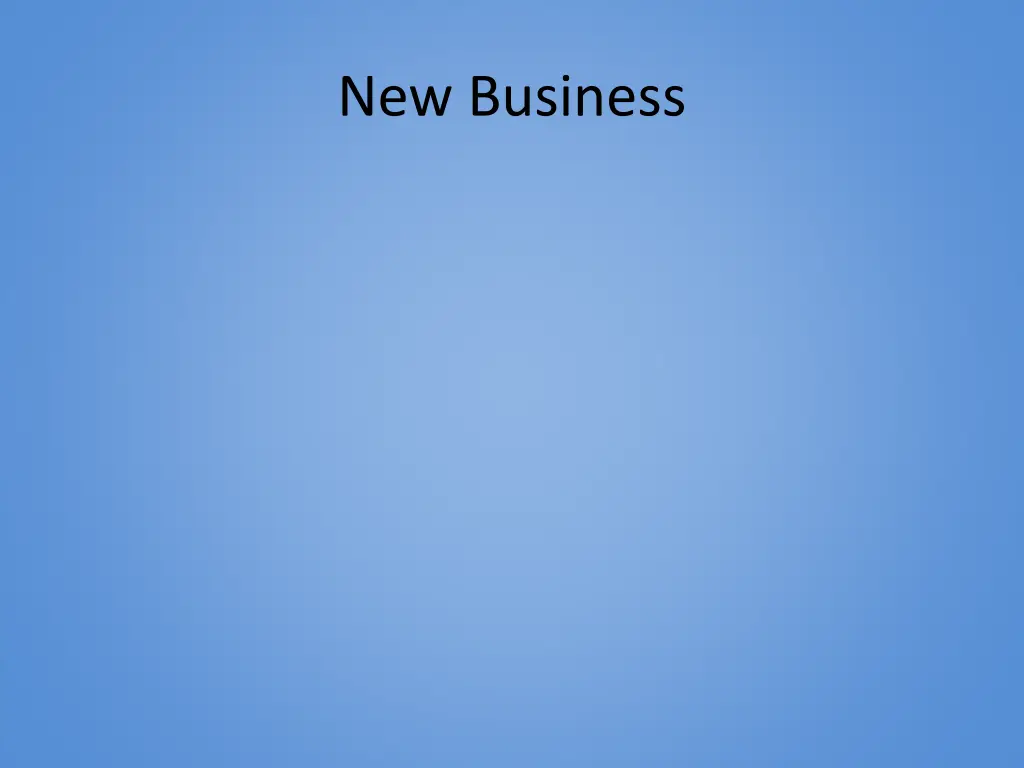 new business