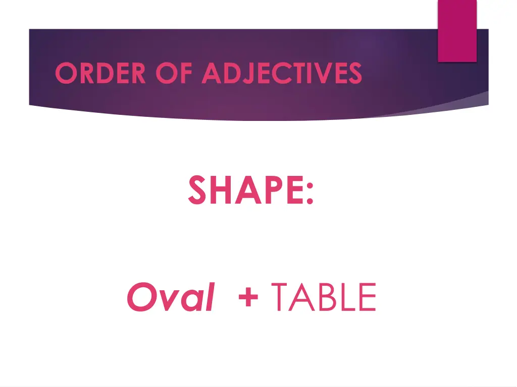 order of adjectives 4