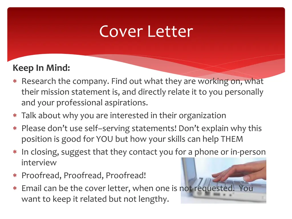 cover letter 1