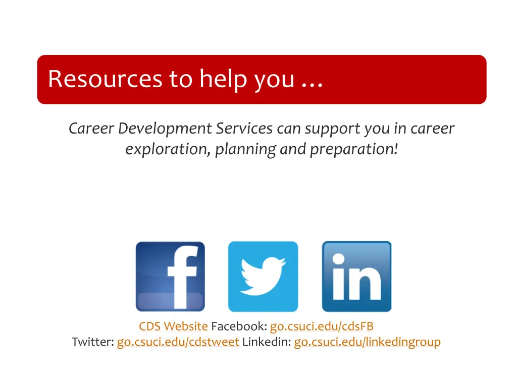 resources to help you