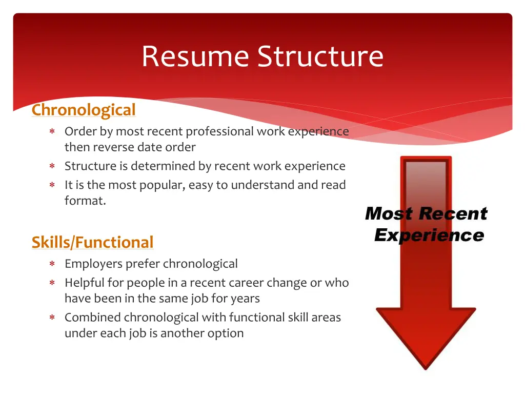 resume structure