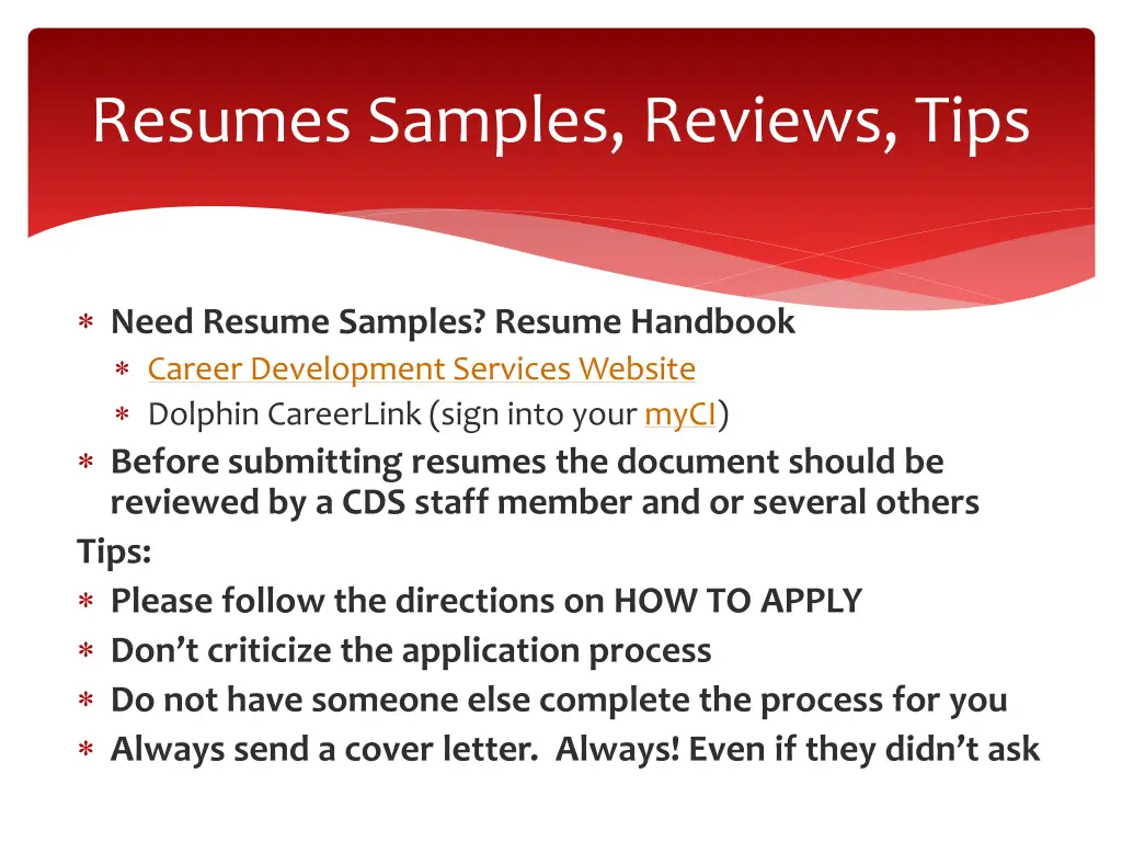 resumes samples reviews tips