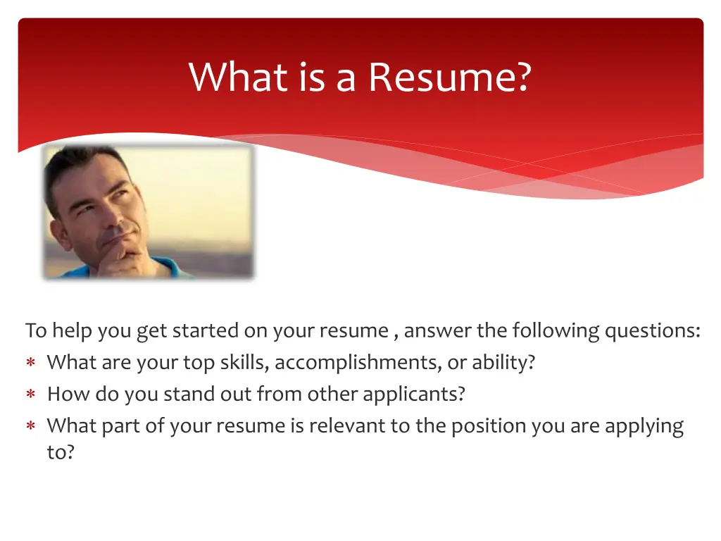 what is a resume 2