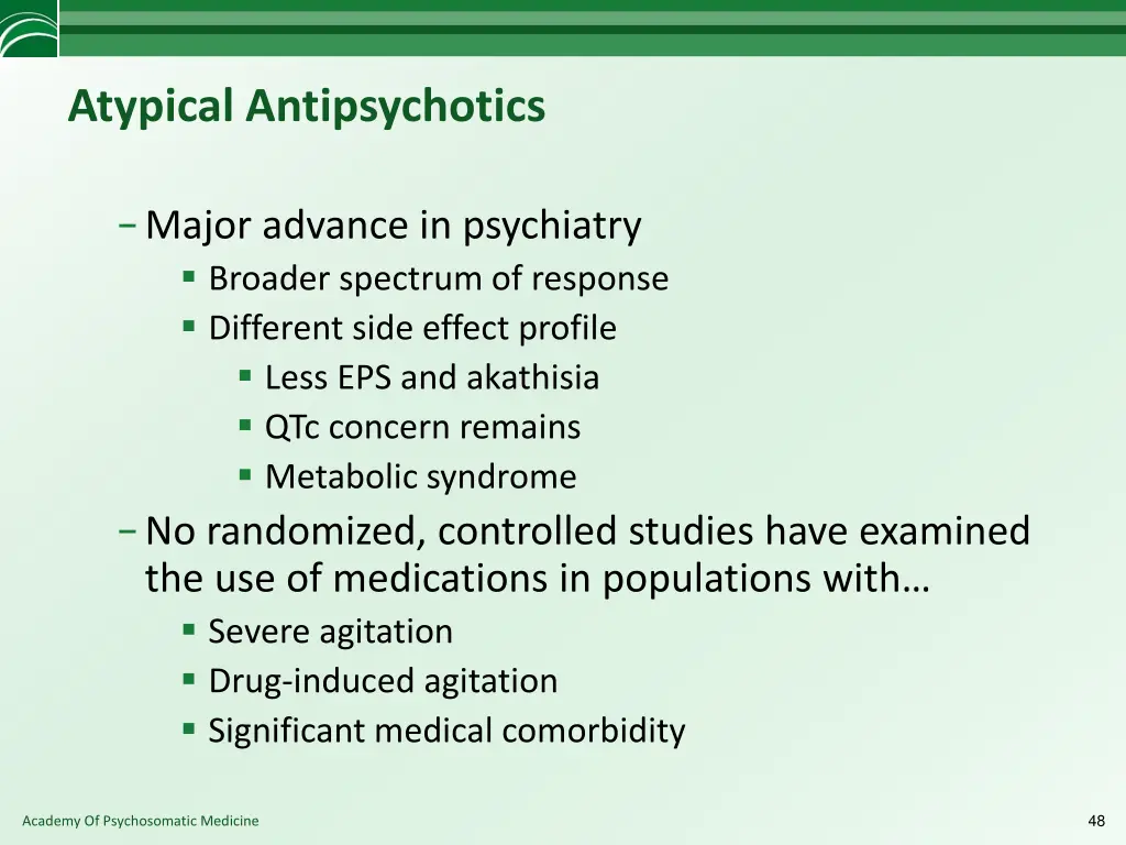 atypical antipsychotics