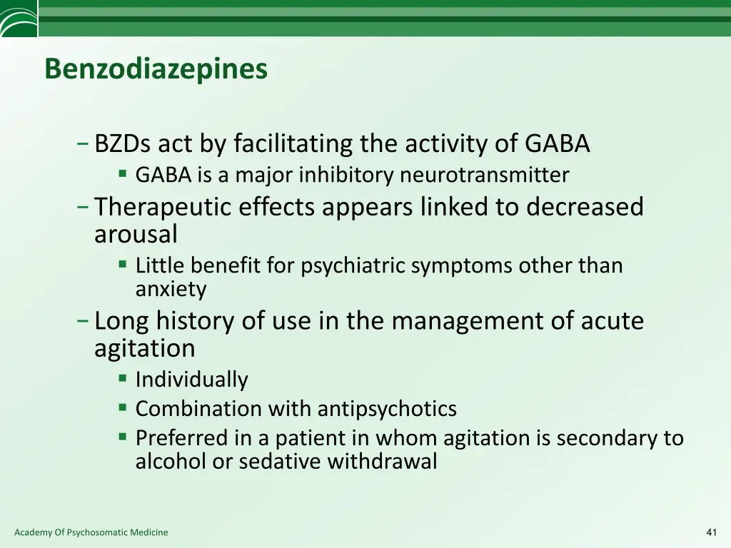 benzodiazepines