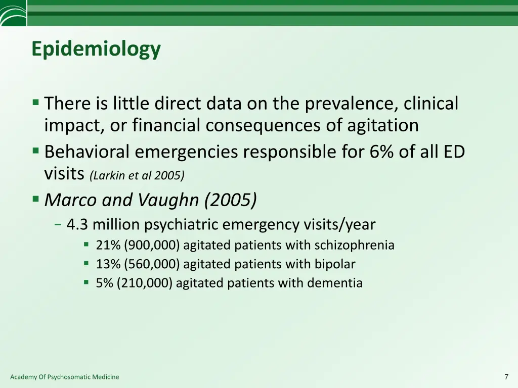 epidemiology