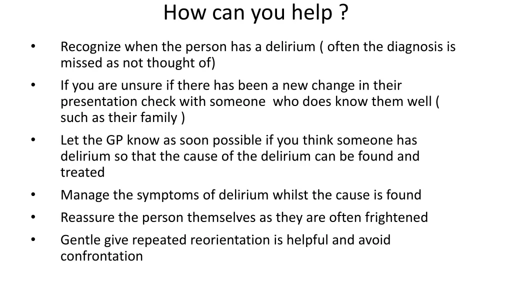how can you help