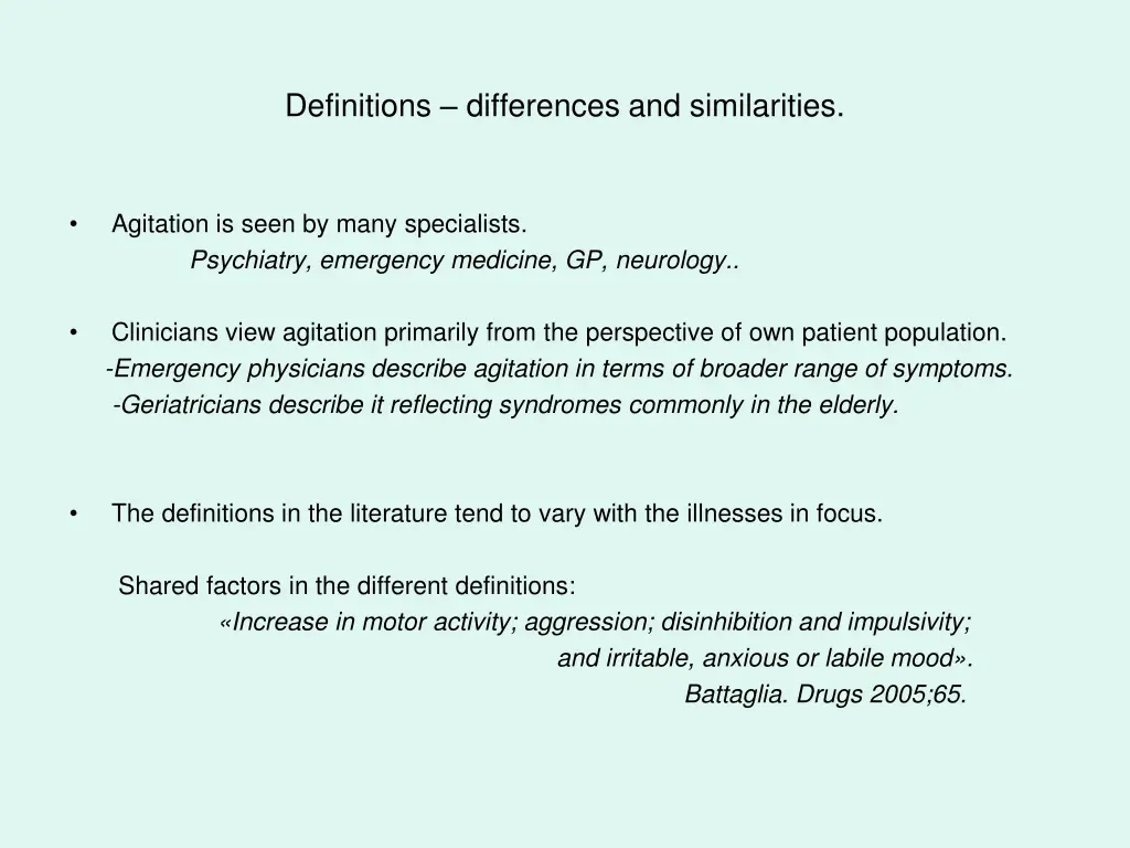 definitions differences and similarities