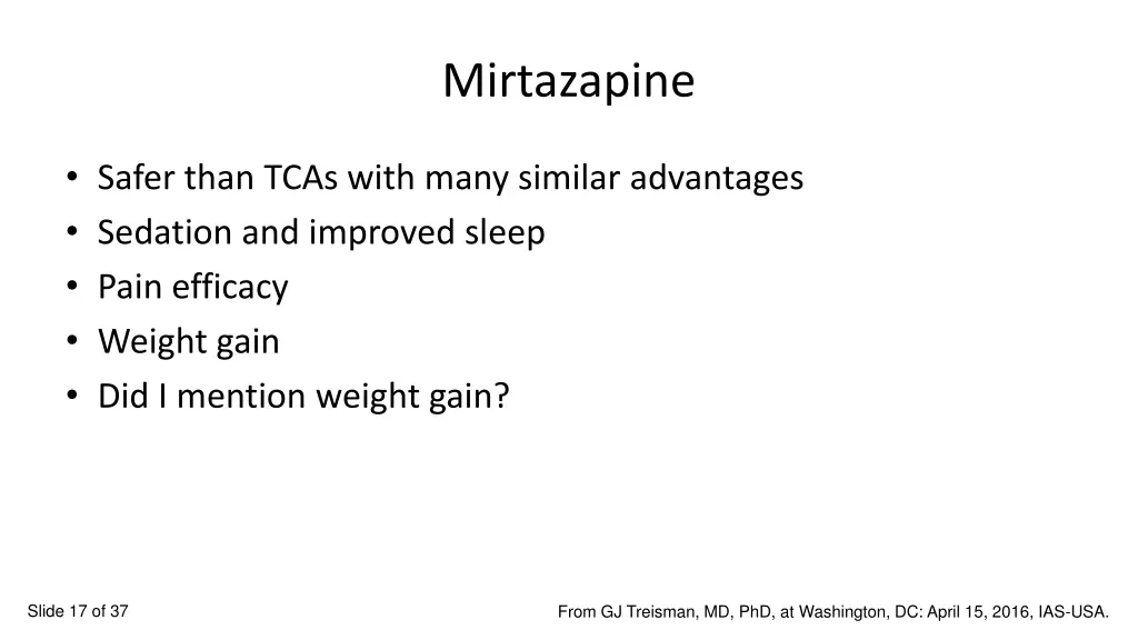 mirtazapine