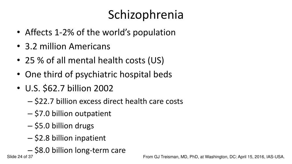 schizophrenia