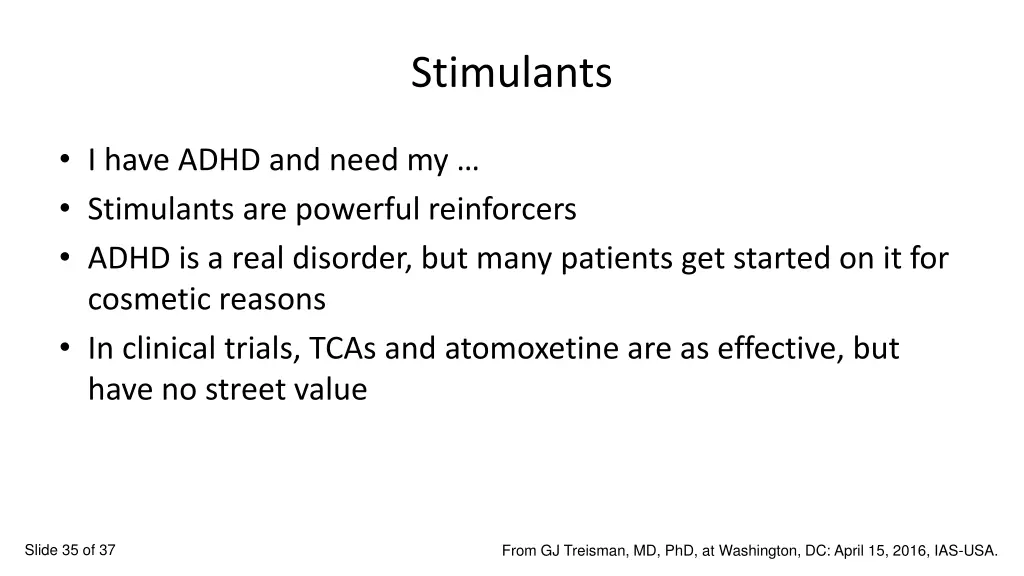 stimulants