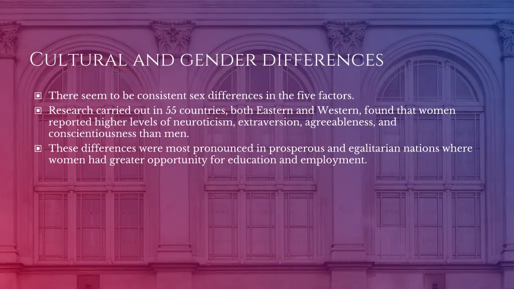 cultural and gender differences 2