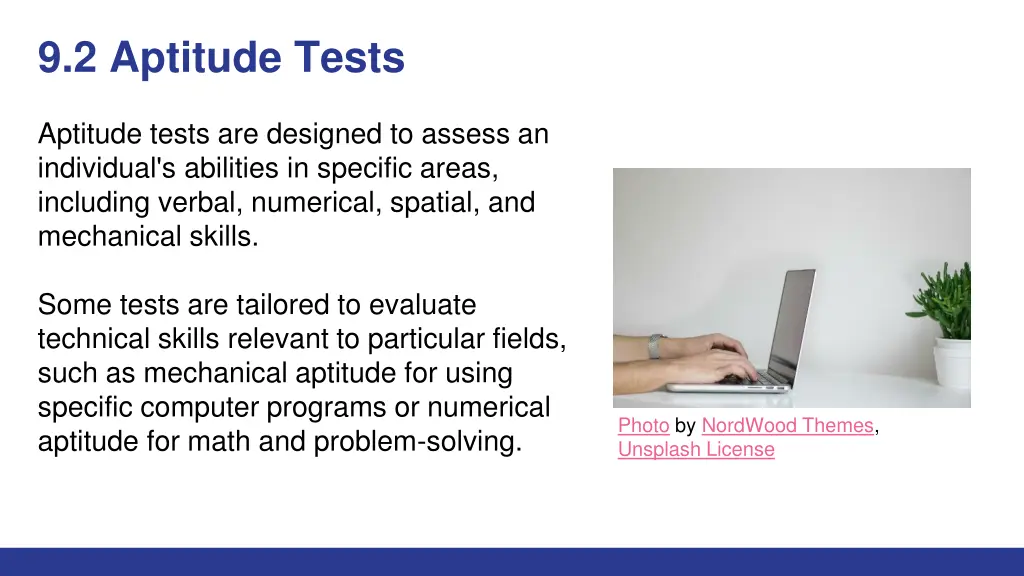 9 2 aptitude tests