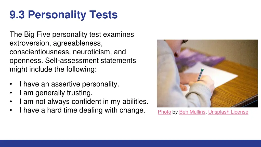 9 3 personality tests