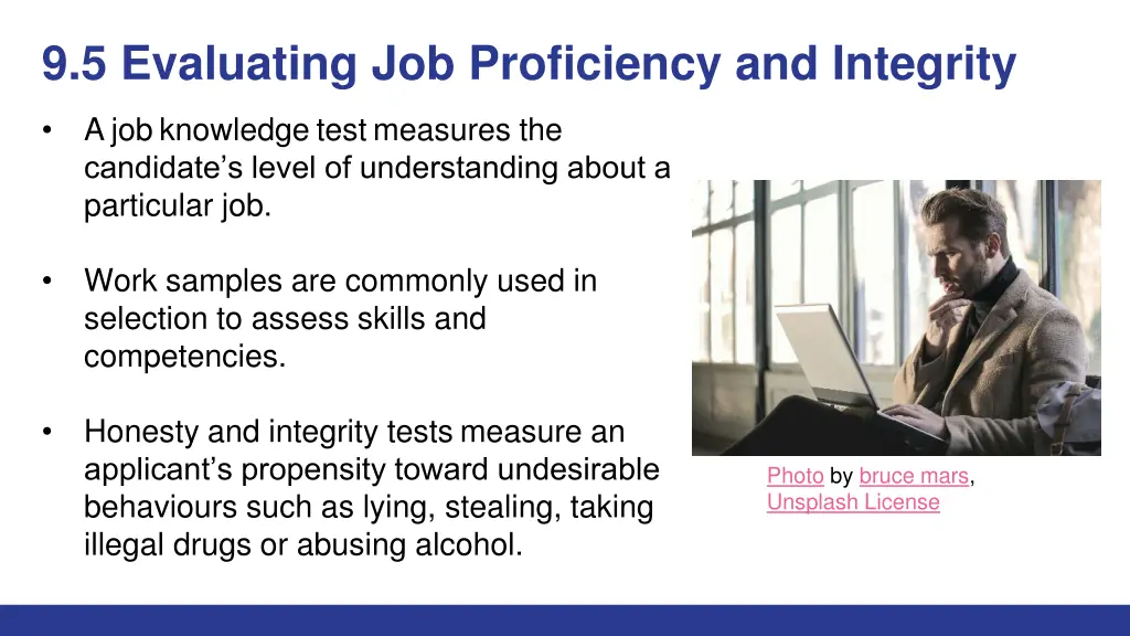 9 5 evaluating job proficiency and integrity