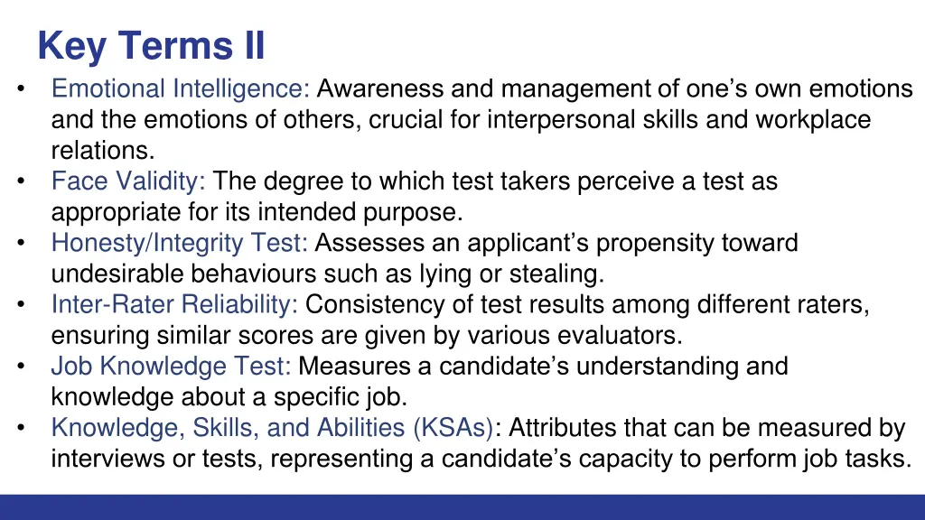 key terms ii emotional intelligence awareness