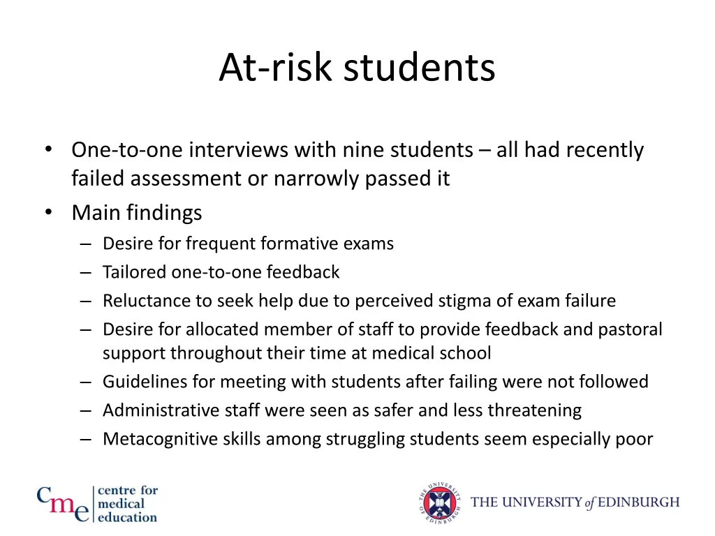 at risk students