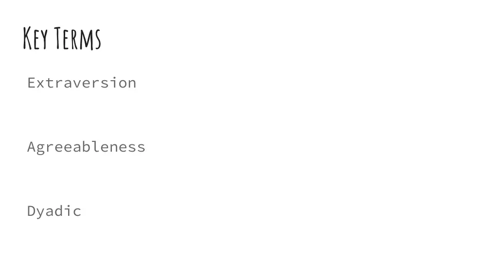 key terms 2
