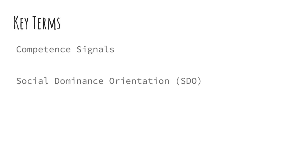 key terms