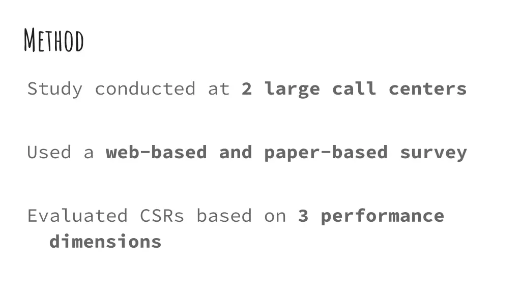method 1