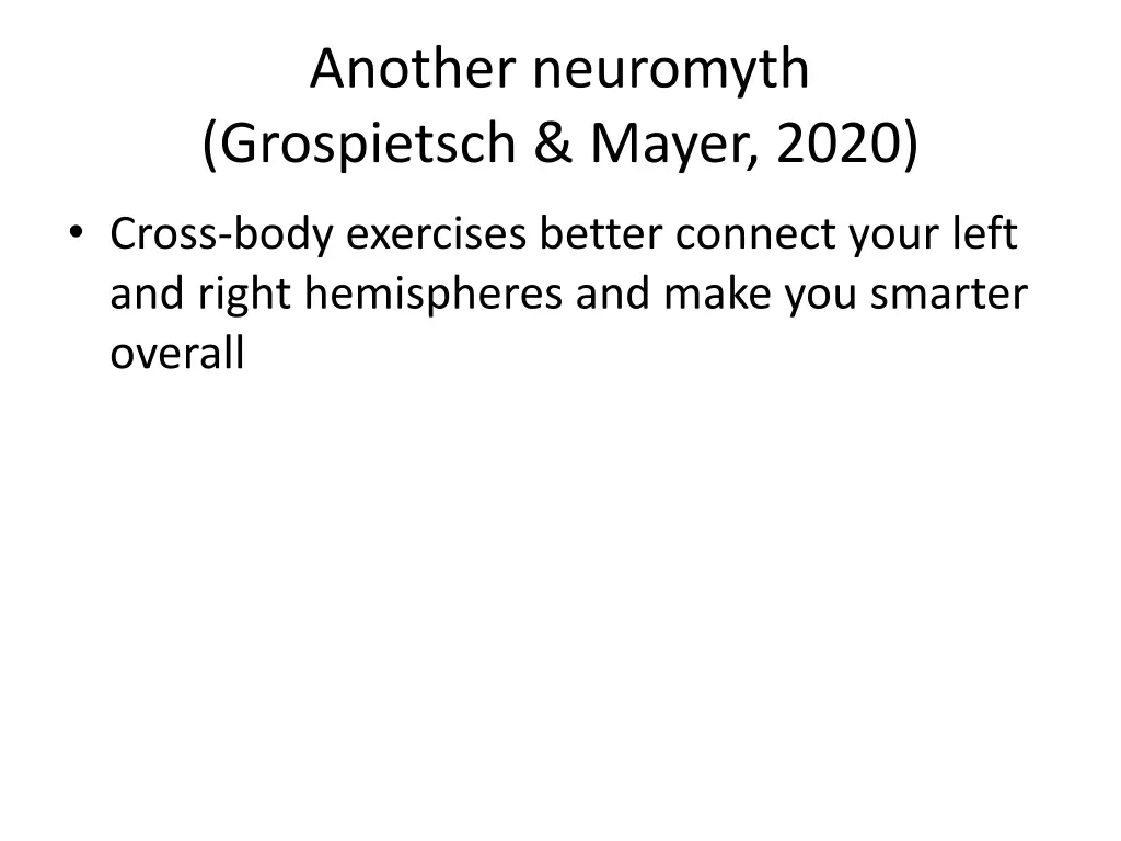 another neuromyth grospietsch mayer 2020 2