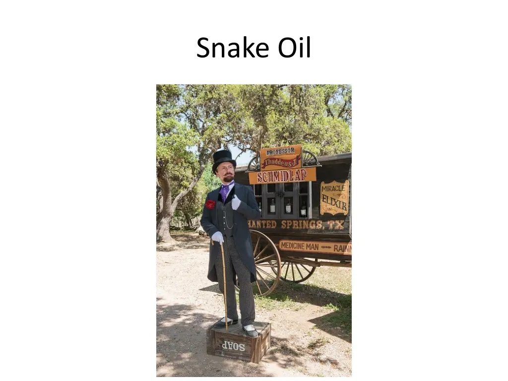 snake oil