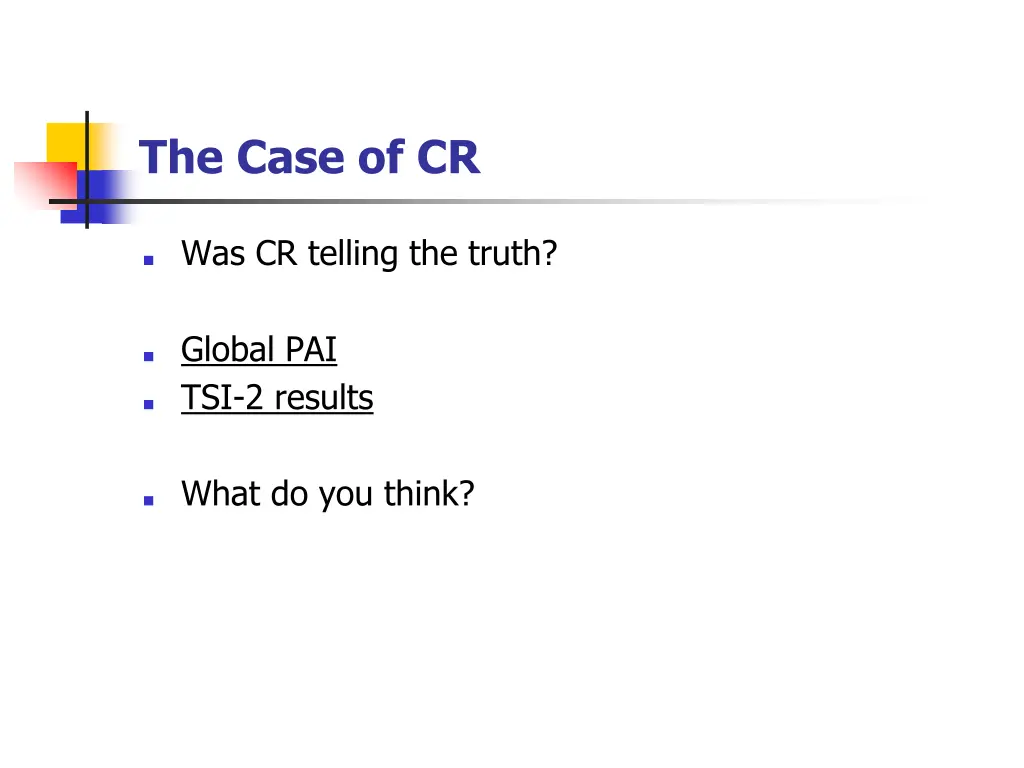 the case of cr 2