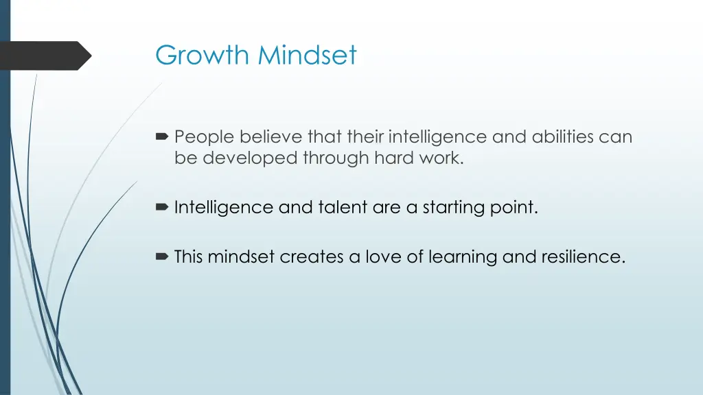 growth mindset