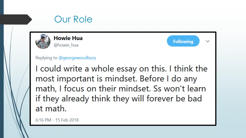 our role 1